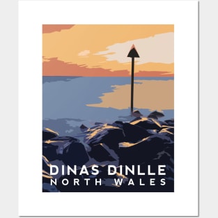 Dinas Dinlle Beach, North Wales Posters and Art